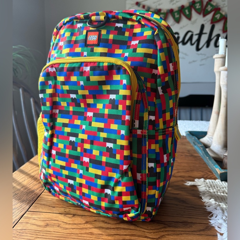 LEGO Multicolor Brick Design Backpack